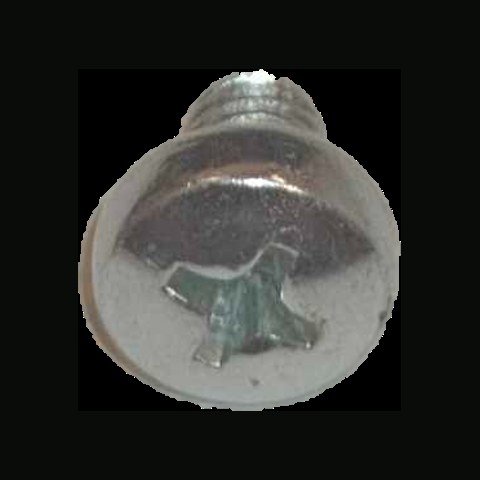Photograph of the Phillips screw head